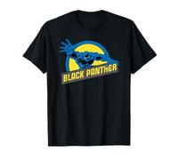 Marvel Black Panther Classic Comic Pose with Name T-Shirt