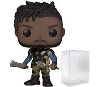 Marvel: Black Panther - Unmasked Erik Killmonger Pop! Vinyl Figure (Bundled with Compatible Pop Box Protector Case)