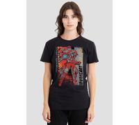 Marvel Women's Black Panther: Wakanda Forever Ironheart Mark 1 Armor T-Shirt, Black | Size: Medium Marvel Black M