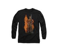 Marvel Black Panther: Wakanda Forever Okoye Long Sleeve T-Shirt, Black | Size: Large Marvel Black L