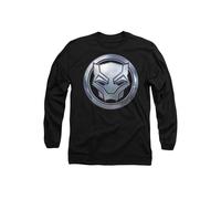Marvel Black Panther: Wakanda Forever Panther Icon Long Sleeve T-Shirt, Black Black M