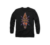 Marvel Black Panther: Wakanda Forever Shuri Okoye Diamond Long Sleeve T-Shirt, Black | Size: Medium Marvel Black M