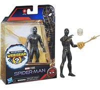 Marvel BLACK SPIDER-MAN Action Figure Marvel Studios Spider-man Mystery WebGear