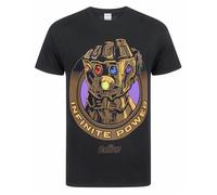 Avengers Infinity War Marvel Thanos Infinity Gauntlet Men's T-Shirt (XXL) Black