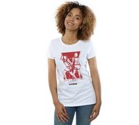 Marvel Black Widow Movie Sisters Silhouette Cotton T-Shirt In White White L