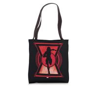Marvel Black Widow Natasha Romanoff Red Hourglass Blueprint Tote Bag