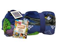 Marvel Blue Bed Small Throw Soft Cosy Winter Warm Sofa Blanket Fleece 120cm x150cm Novelty Gift