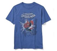 Marvel Boys' Amazing Spider-Man T-Shirt, Roy HTR, XL