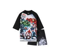 Marvel Boy's Avengers 2 Piece Swim Set in Black | Size: 11-12 Years Marvel Black 11-12 Years