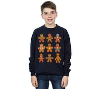 (5-6 Years, Navy Blue) Marvel Boys Avengers Christmas Gingerbread Sweatshirt