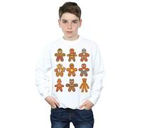 Marvel Boys Avengers Christmas Gingerbread Sweatshirt White 9-11 Years
