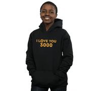 Marvel Boy's Avengers Endgame I Love You 3000 Arc Reactor Hoodie in Black | Size: 3-4 Years Marvel Black 3-4 Years