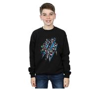 Marvel Boy's Avengers Endgame Logo Team Sweatshirt in Black | Size: 3-4 Years Marvel Black 3-4 Years