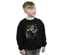 Marvel Boys Avengers Endgame Thanos Shield Sweatshirt Black 5-6 Years