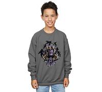 Marvel Boys Avengers Endgame Warlord Thanos Sweatshirt Charcoal 7-8 Years