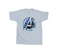 Marvel Boys Avengers Flared Logo T-Shirt BI2405