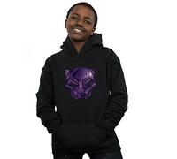 Marvel Boys Avengers Infinity War Black Panther Geometric Hoodie Black 12-13 Years