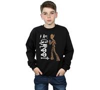 Marvel Boys Avengers Infinity War I Am Teenage Groot Sweatshirt Black 9-11 Years