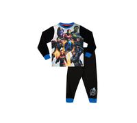 Marvel Boy's Avengers Pyjamas in Black | Size: 5-6 Years Marvel Black 5-6 Years