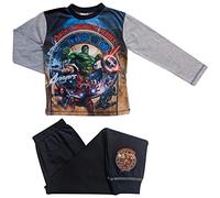 Marvel Boys Avengers Pyjamas - Long Sleeve - 4-10 Years - 7-8 Years Blue/Grey