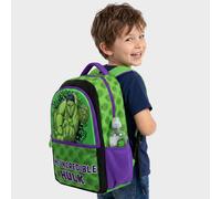 Marvel Boys Backpack, The Incredible Hulk Kids Rucksack, Green, One Size