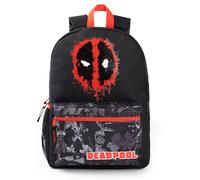 Marvel Boys Black Deadpool Backpack (One Size)