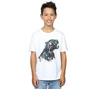 Marvel Boys Black Panther Wild Silhouette T-Shirt White 5-6 Years