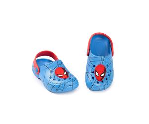 Marvel Boys Blue Printed Clogs - 9 UK Child