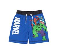 Marvel Swim Shorts for Boys | Kids Blue Hulk Spider-Man Captain America Superheroes Swimming Pants Trunks | Childrens Swimwear 10-11 Years