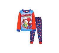 Marvel Spiderman Pyjamas for Boys Teenagers Long PJs Set Soft Breathable Nightwear Loungewear Comfy Jammies Sleepwear Spidey Gifts for Boys (Multi, 7-8 Years)