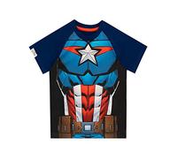 Marvel Boys Captain America T-Shirt Blue Age 2 to 3 Years