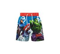 Marvel Boy's Captain America & The Incredible Hulk Avengers Swim Shorts in Blue | Size: 6-7 Years Marvel Blue 6-7 Years