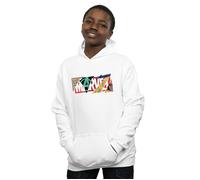 Marvel Boy's Collage Logo Hoodie in White | Size: 3-4 Years Marvel White 3-4 Years