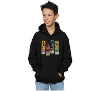 Marvel Boy's Comic Strips Hoodie in Black | Size: 7-8 Years Marvel Black 7-8 Years