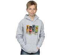 Marvel Boy's Comic Strips Hoodie in Grey | Size: 7-8 Years Marvel Grey 7-8 Years