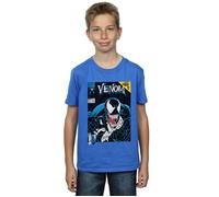 Marvel Boy's Comics Venom Comic Cover T-Shirt in Blue | Size: 5-6 Years Marvel Blue 5-6 Years
