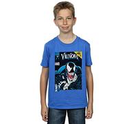 Marvel Boys Comics Venom Comic Cover T-Shirt Royal Blue 9-11 Years