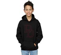 Marvel Boys Daredevil Logo Outline Hoodie 12-13 years Black