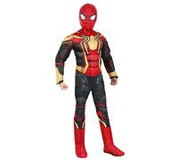 MARVEL Boys Deluxe Iron Spider Man Costume, Kids Spiderman Integrated Suit for Children