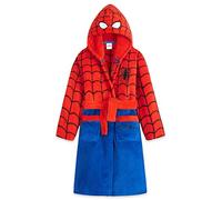 Marvel Boys Dressing Gown, Fluffy Dressing Gown (2-3 Years, Red/Blue)