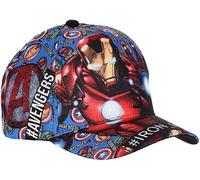 Marvel Boys ET4174 Avengers Baseball Cap Hat with Adjustable Back Blue- 54 cm