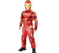 Marvel Boys Fancy Dress Iron Man Red 9-10 Years