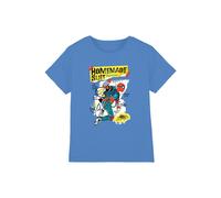 Marvel Boy's Friendly Neighborhood Spiderman Homemade Suit T-Shirt, Sapphire in Blue | Size: 7-8 Years Marvel Blue 7-8 Years