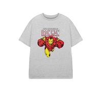 Marvel Boys Grey Iron Man Short Sleeved T-Shirt - 5-6 Years