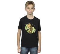 Marvel Boy's Guardians Of The Galaxy Groot Musical Notes T-Shirt in Black | Size: 5-6 Years Marvel Black 5-6 Years
