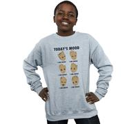 Marvel Boy's Guardians Of The Galaxy Groot Today´s Mood Sweatshirt in Grey | Size: 7-8 Years Marvel Grey 7-8 Years