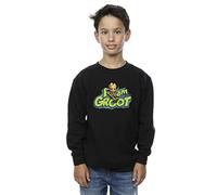 Marvel Boys Guardians Of The Galaxy I Am Groot Jumping Sweatshirt Black 7-8 Years