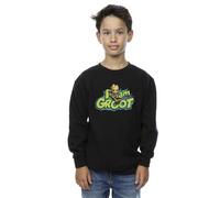 Marvel Boy's Guardians Of The Galaxy I Am Groot Jumping Sweatshirt in Black | Size: 12-13 Years Marvel Black 12-13 Years