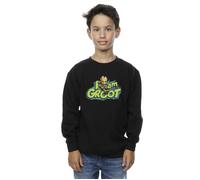 Marvel Boy's Guardians Of The Galaxy I Am Groot Jumping Sweatshirt in Black | Size: 3-4 Years Marvel Black 3-4 Years