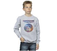 Marvel Boy's Guardians Of The Galaxy Stars Fill Logo Sweatshirt in Grey | Size: 3-4 Years Marvel Grey 3-4 Years
